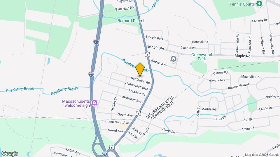 44 Barrington Rd, Unit 1 Map and Location Details