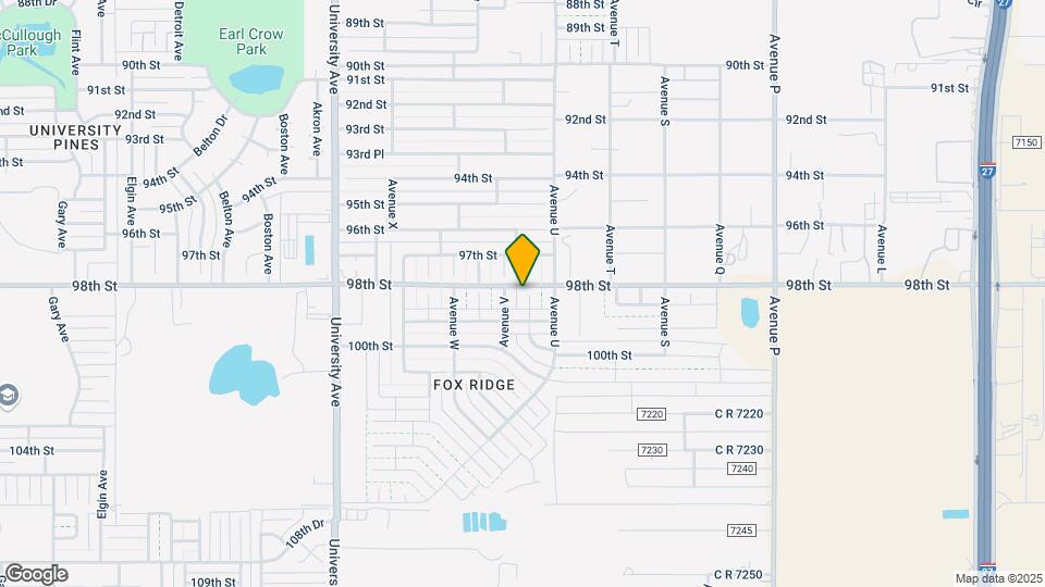 9802 Uvalde Ave Map and Location Details