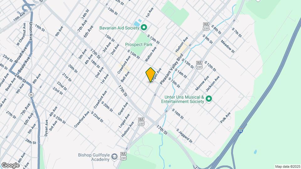 1539-1547 Logan Ave Mapa y Detalles de la Ubicación