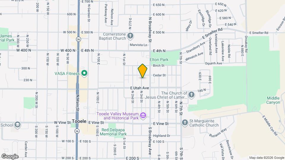 230 N 3rd St Mapa y Detalles de la Ubicación