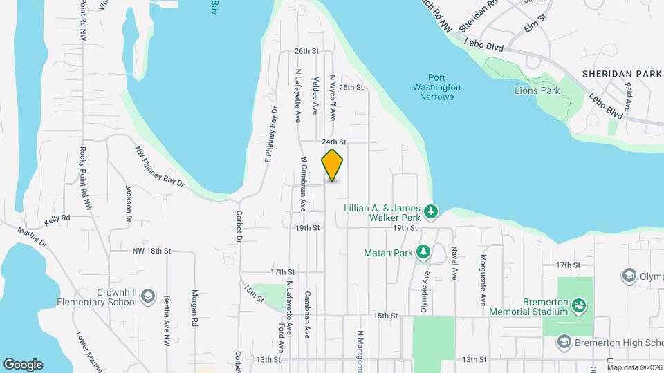 2028 N Wycoff Ave Map and Location Details