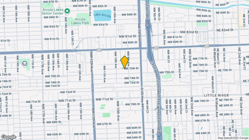 832 NW 76th St Map and Location Details