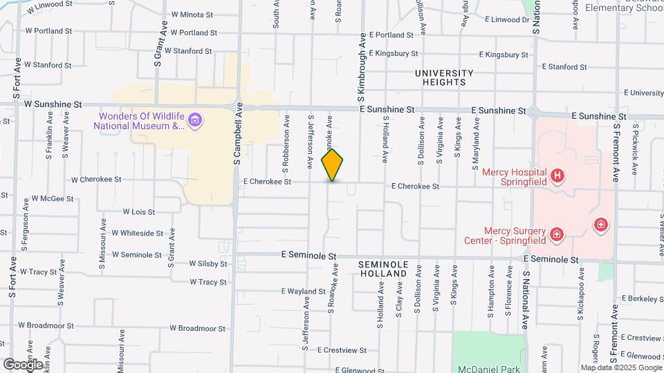 2006 S Roanoke Ave Map and Location Details