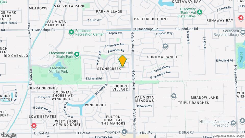 1505 E Campbell Ave Mapa y Detalles de la Ubicación