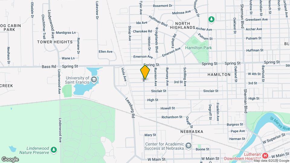 1838 3rd St Map and Location Details