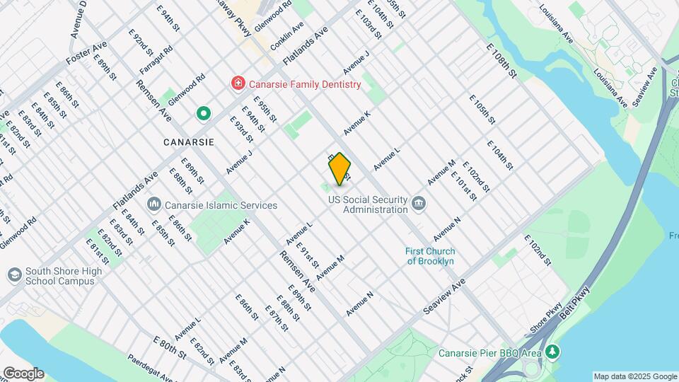 9501 Avenue L Mapa y Detalles de la Ubicación