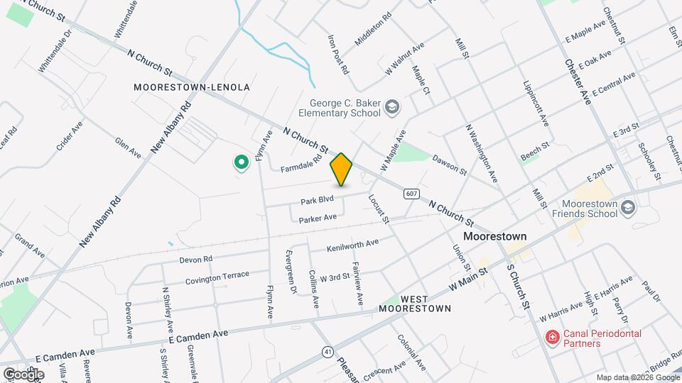 420 Park Blvd Map and Location Details