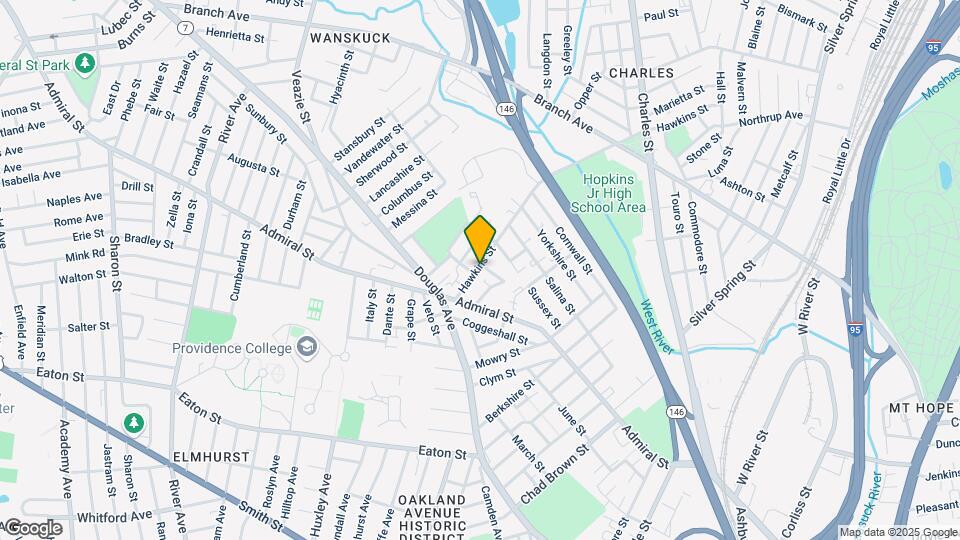 66 Tappan St-Unit -2nd Floor Map and Location Details