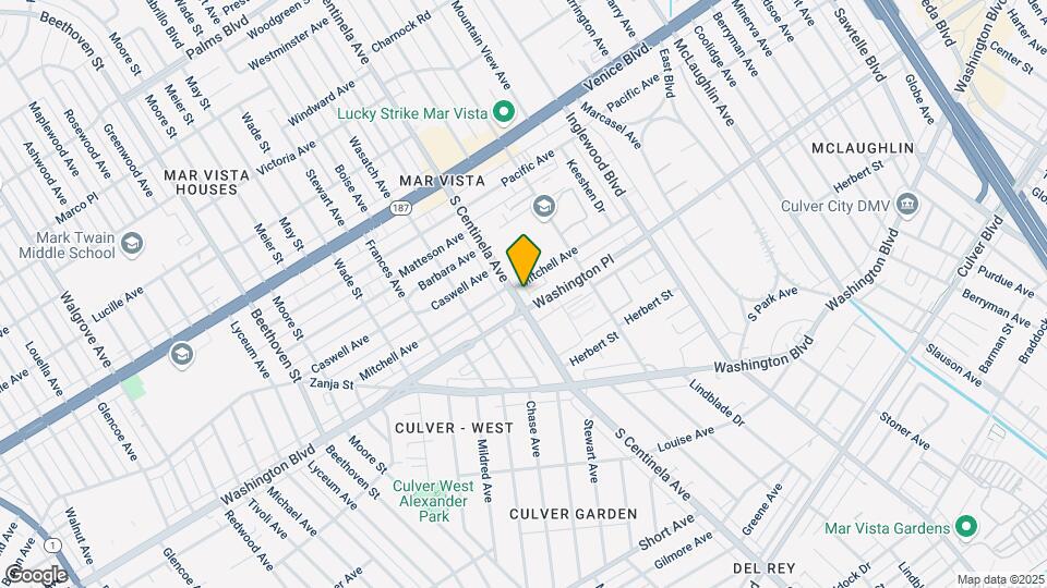 3988 S Centinela Ave, Unit C Map and Location Details
