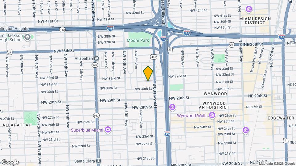 740 NW 31st St Mapa y Detalles de la Ubicación