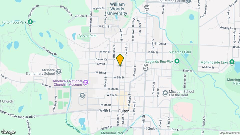 837 Nichols St Map and Location Details