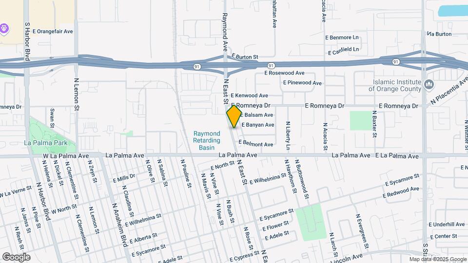 1120 N East St Map and Location Details