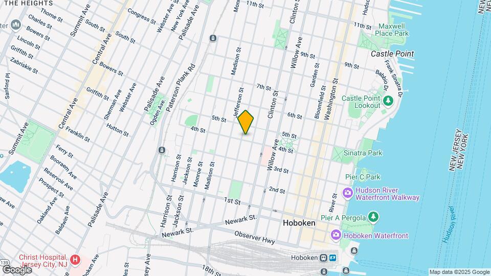 401 Adams St Mapa y Detalles de la Ubicación