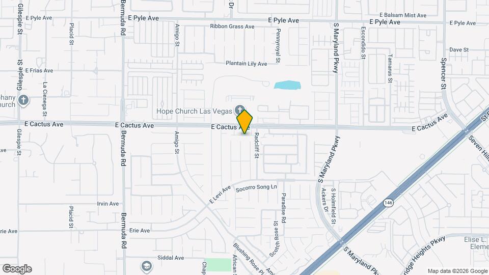 853 Patagonia Ridge Ave Map and Location Details