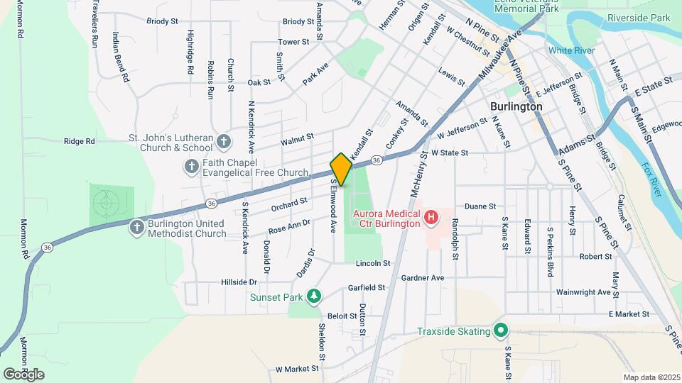 140 S Elmwood Ave Map and Location Details