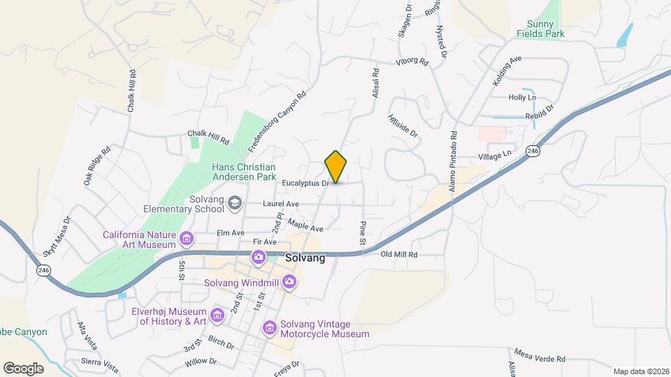 1722 Eucalyptus Dr Map and Location Details