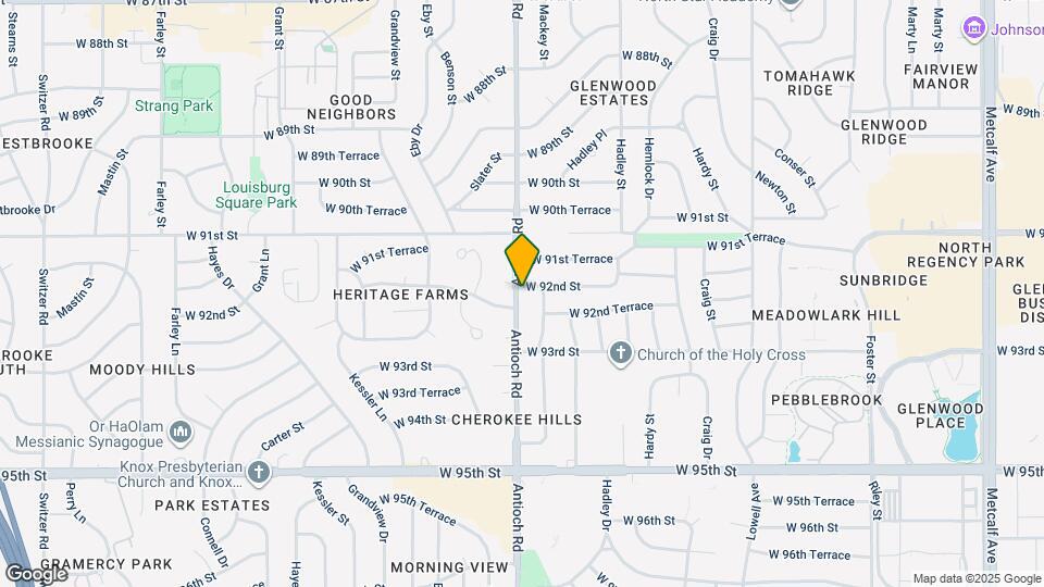 8617 W 92nd St Map and Location Details