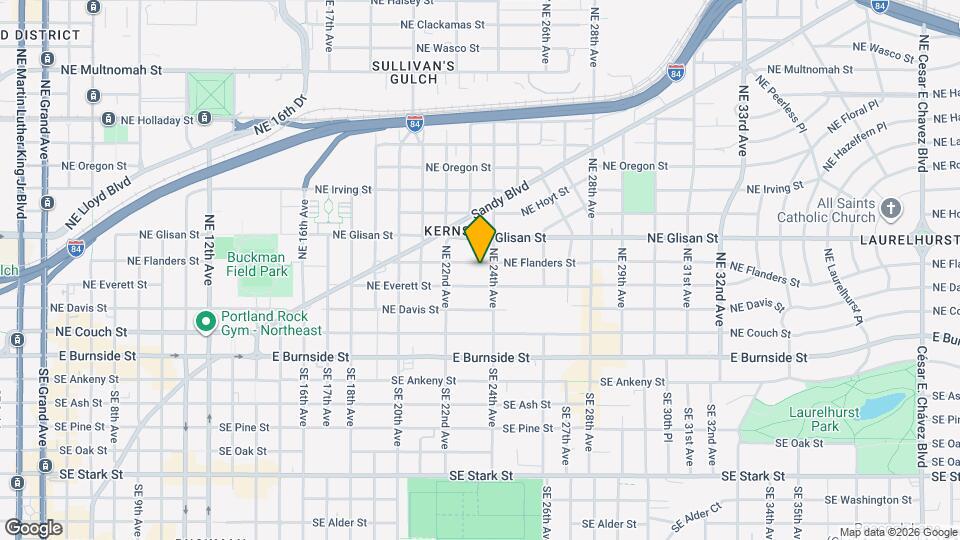 2314 NE Flanders St Map and Location Details