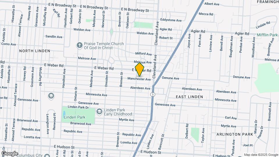 1672 Manchester Ave Map and Location Details