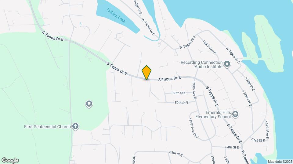 5804 186th Ave E, Unit C Map and Location Details