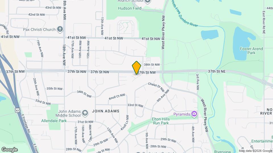 3619 10th Ln NW Map and Location Details