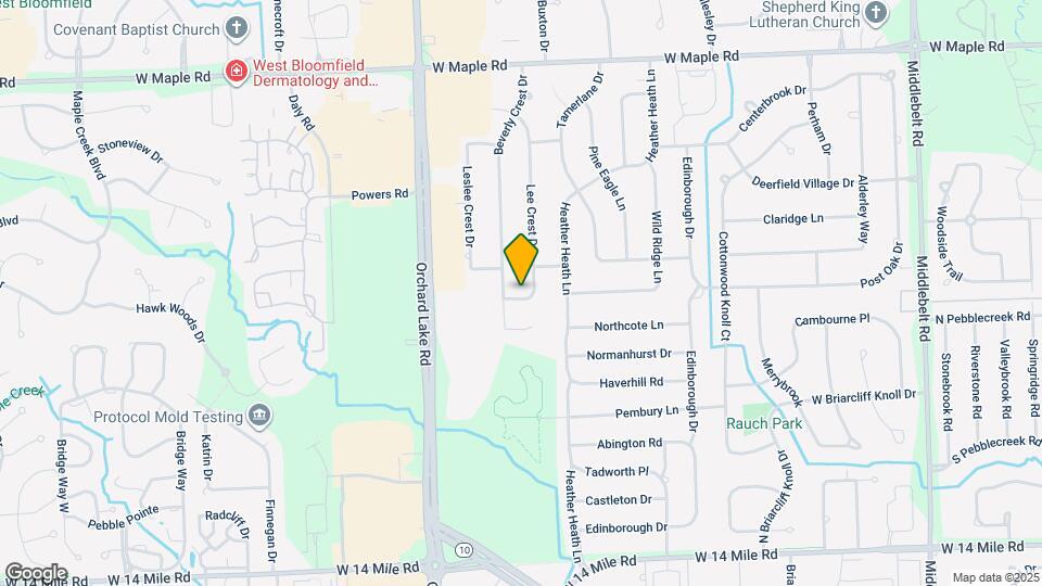 7072 Lee Crest Dr Map and Location Details