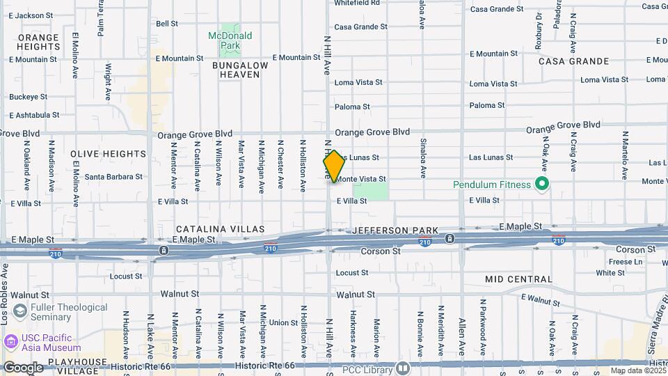 524 Hill Ave Map and Location Details