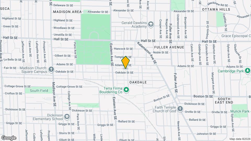 851 Oakdale St SE Mapa y Detalles de la Ubicación