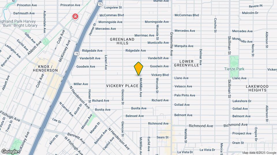 5454 Vickery Blvd Map and Location Details