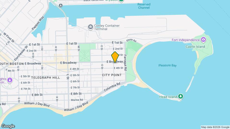 86 P St, Unit Southie / City Point 2 Bed Mapa y Detalles de la Ubicación