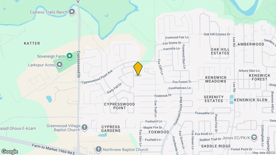 6903 Foxcroft Ln Map and Location Details