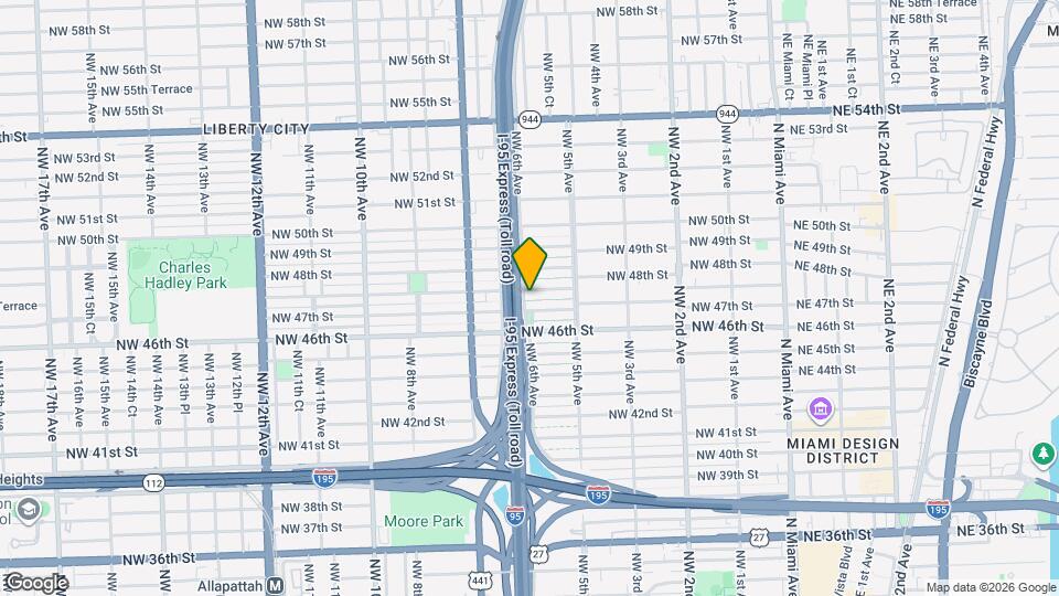 4721 NW 6th Ave Map and Location Details