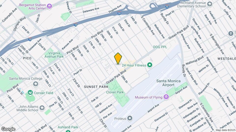 2621 28th St Map and Location Details