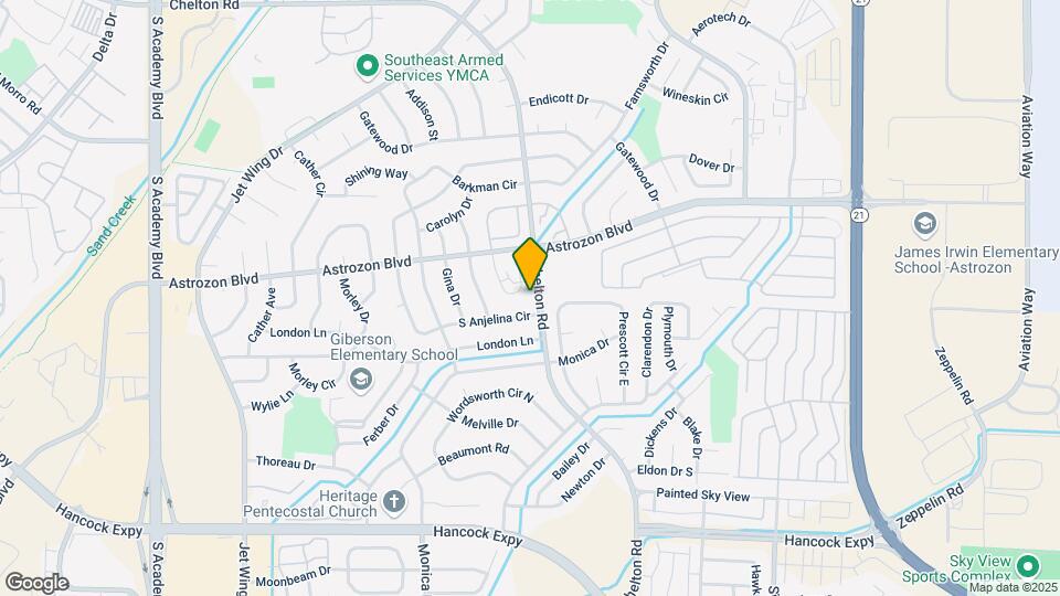 2538 Astrozon Cir Map and Location Details