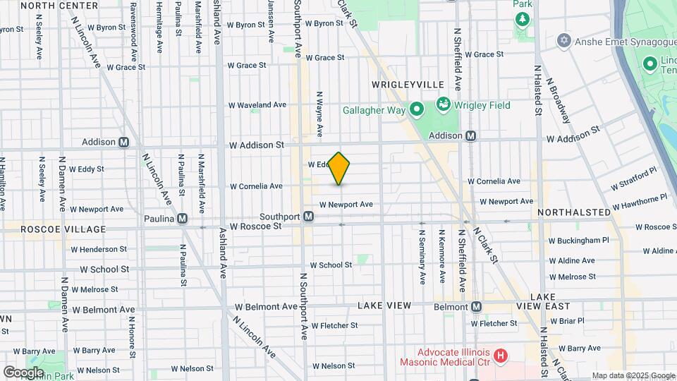 1301 W Cornelia Ave Mapa y Detalles de la Ubicación