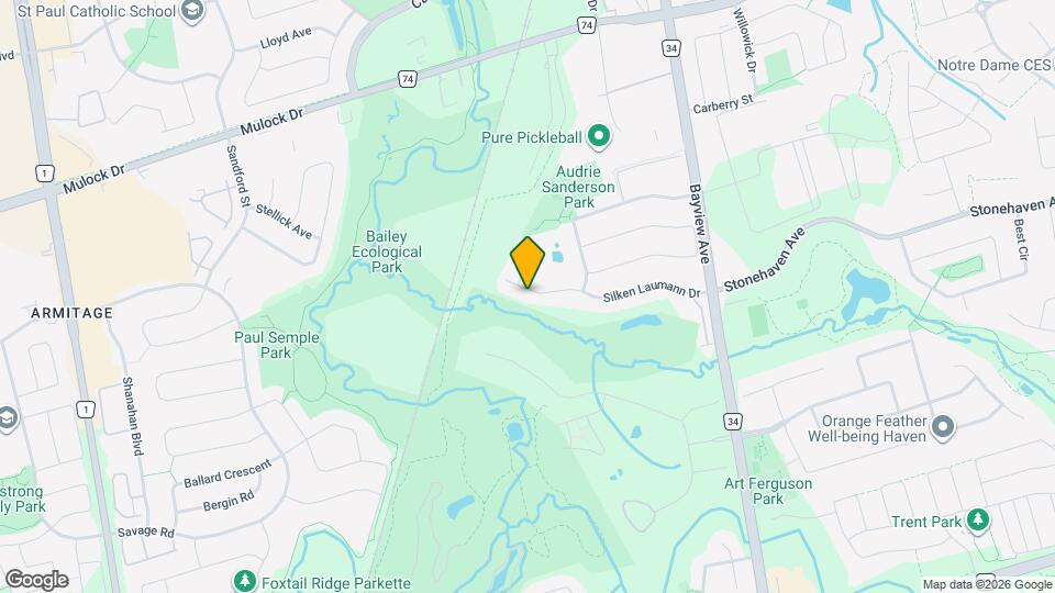 340 Silken Laumann Dr Map and Location Details