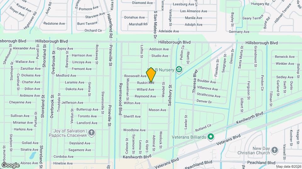 19159 Ruskin Ave Map and Location Details