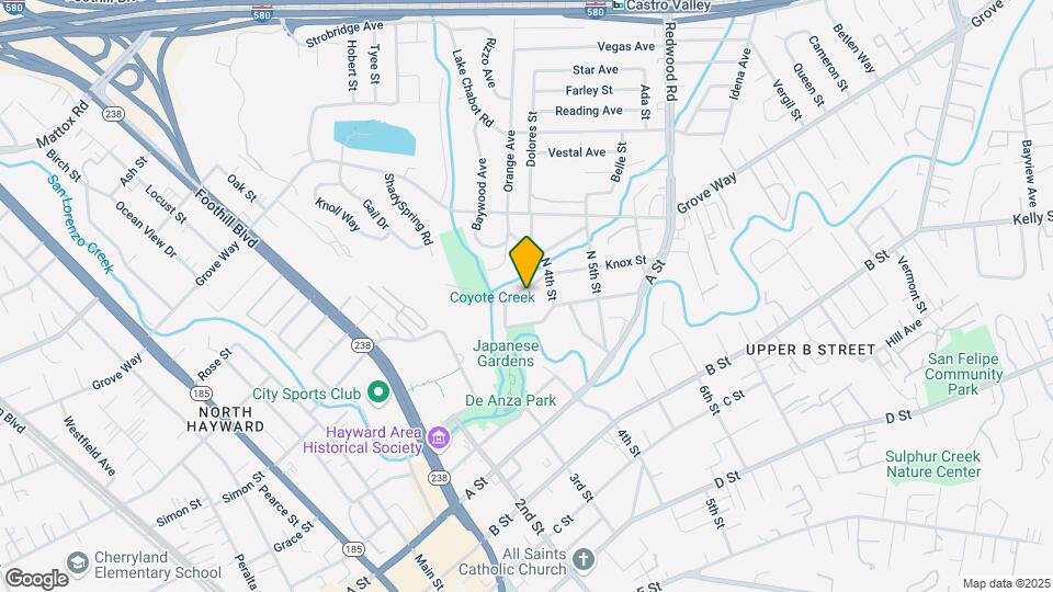 1587 Knox St Map and Location Details
