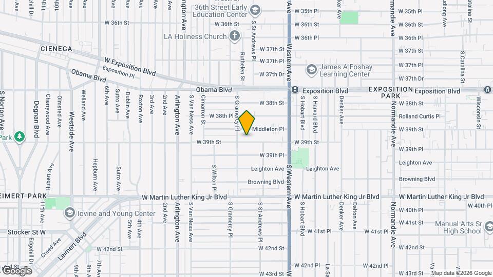 1745 W 39th St Map and Location Details