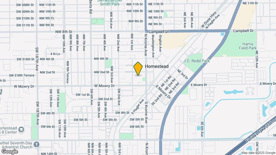 51 NW 1st St Map and Location Details