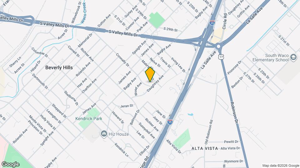 1924 Connally St Map and Location Details