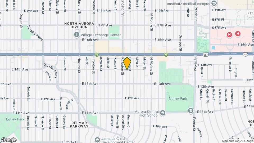 1379 Lansing St Map and Location Details