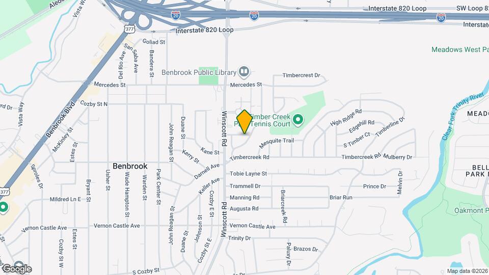 1126 Highbush Dr Map and Location Details