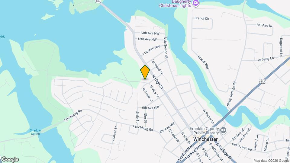 800-B N Vine St Map and Location Details