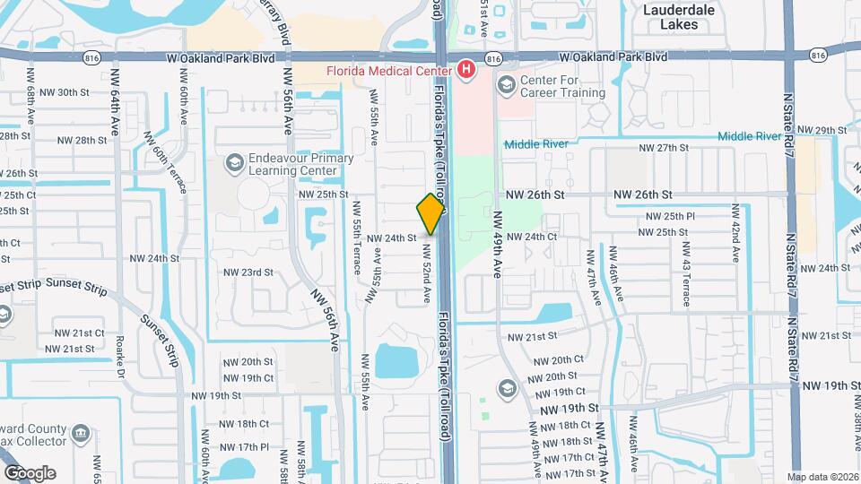 2236 NW 52nd Ave Map and Location Details