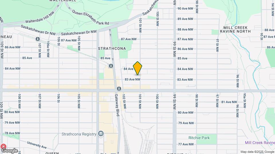 10108 83 Av NW Map and Location Details