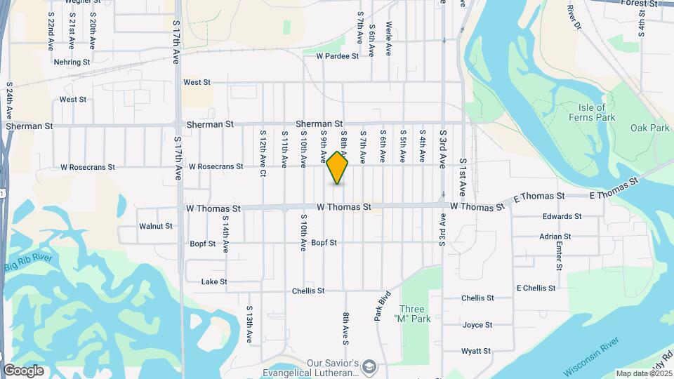 1022 S 8th Ave Map and Location Details