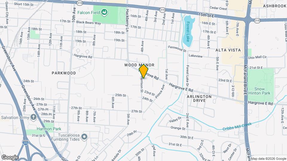 2205 Harrison St Mapa y Detalles de la Ubicación