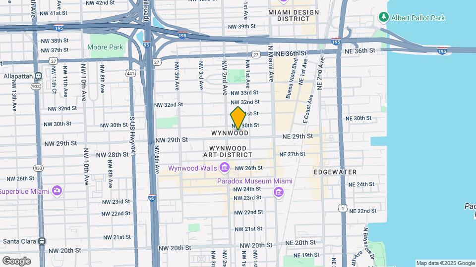 145 NW 29th St Map and Location Details