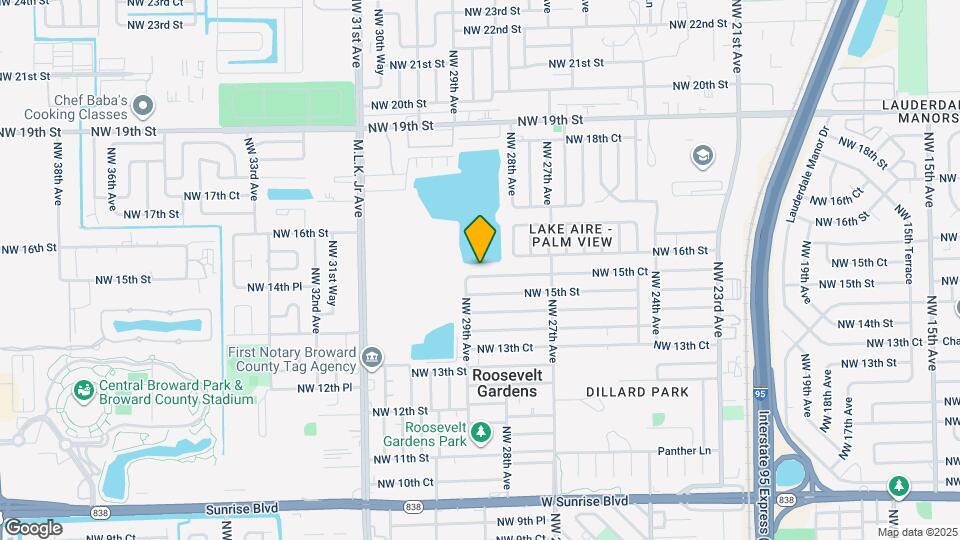 2861 NW 15th Ct Map and Location Details